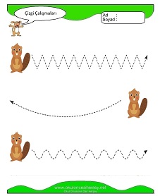 Çizgi Çalışma Sayfaları